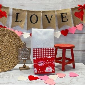 Valentine’s Day Handmade Kitchen Towel